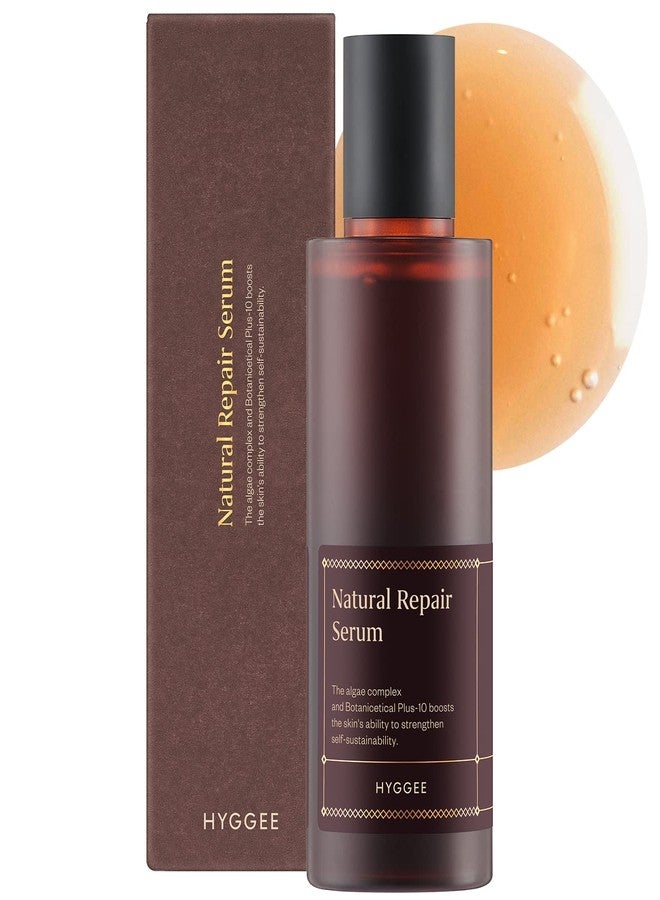 HYGGEE Natural Repair Serum - Hydrating & Nourishing Face Serum with Ginseng Extract - Antioxidant & Rejuvenating - Highly Concentrated Formula for Night Treatment - Skin Irritation Free, 4.05 fl.oz. - Image 1